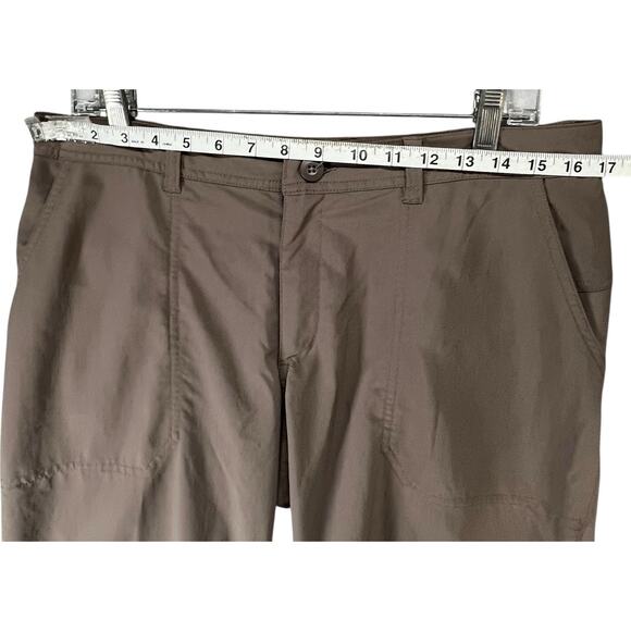 Patagonia Inter Continental Pants 10 Brown Convertible Roll Up Hiking Gorpcore - Picture 6 of 15